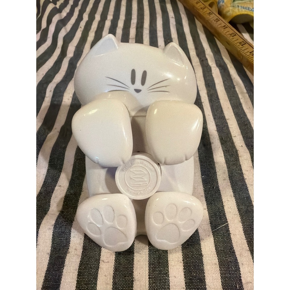 Post-it Cat Pop-up Note Dispenser White 3M CAT-330 Weighted Desk Accessory